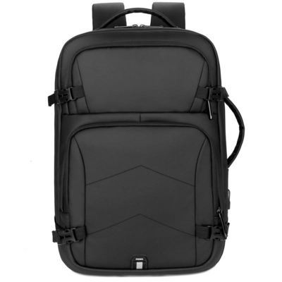 Άτομα 17,3 ίντσας νερού ανθεκτικό lap-top σακίδιο πλάτης lap-top σακιδίων πλάτης BSCI μαύρο νάυλον