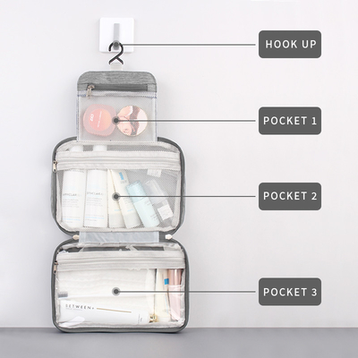 Ξύρισμα της κρεμώντας Toiletry εξάρτησης DOP υγιεινής διοργανωτών τσαντών που κρεμά την καλλυντική τσάντα ταξιδιού