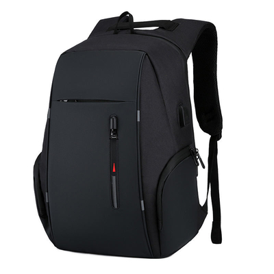 Μαύρη 17 ίντσας επιχειρησιακών lap-top τσάντα υπολογιστών σακιδίων πλάτης αδιάβροχη με USB